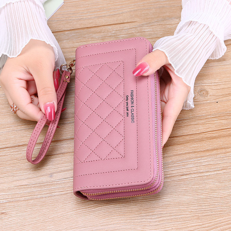 Thumbnail: Long Women's Wallet Female Purses Tassel Coin Purse Card Holder Wallets Double