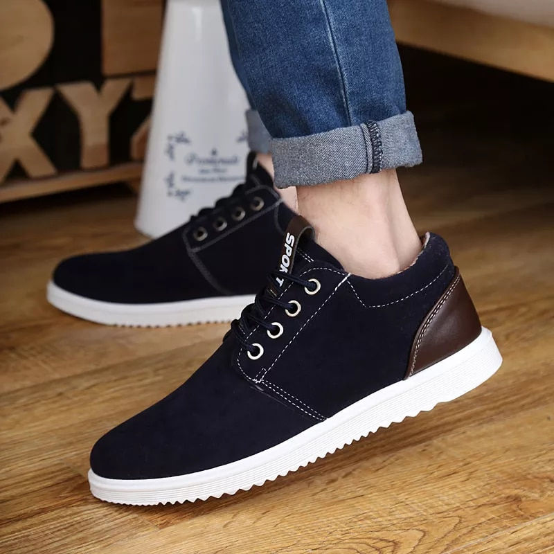 Thumbnail: Style Men Summer Flat Shoes Canvas Shoes Student Casual Breathable