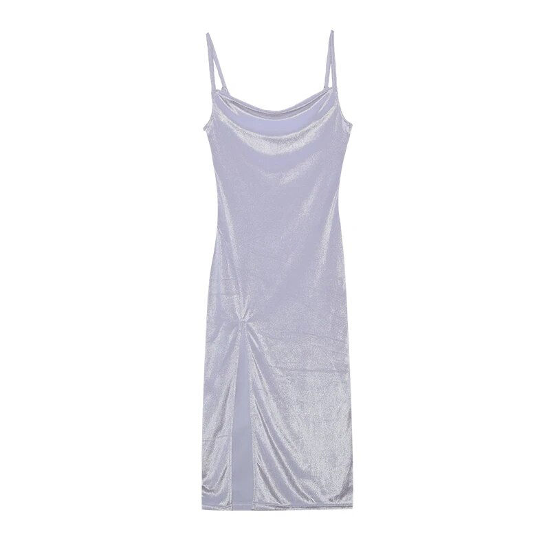 Thumbnail: New Spring/Summer Fashion Gorgeous Slim Fit Split Strap Dress For Women