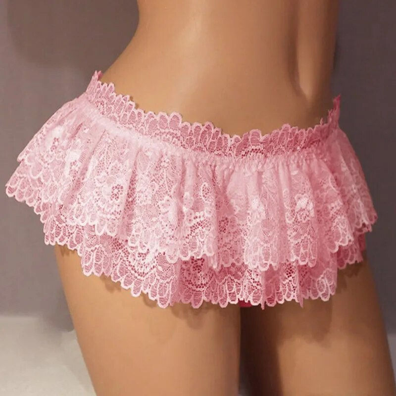 Thumbnail: Women Sexy Lingerie Lace Perspective Ladies Dress Erotic Sexy Underwear Transpa