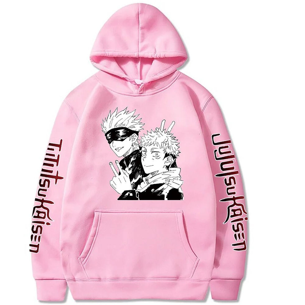 Thumbnail: Japan Anime Jujutsu Kaisen Gojo Satoru Plus Size Hoodie Men Women Sweatshirt Ca
