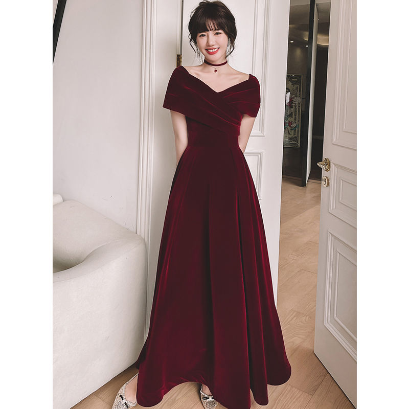 Thumbnail: Summer Wedding Red Engagement Dress