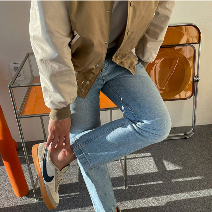 Thumbnail: Baseball Jacket Loose And Versatile