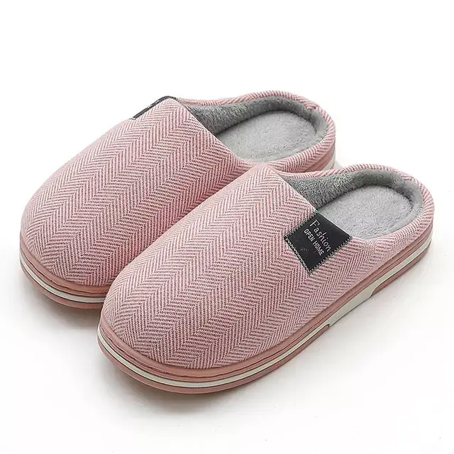 Slipper Man Winter Shoes Men Slippers Indoor Short Plush 2022 No-slip Warm
