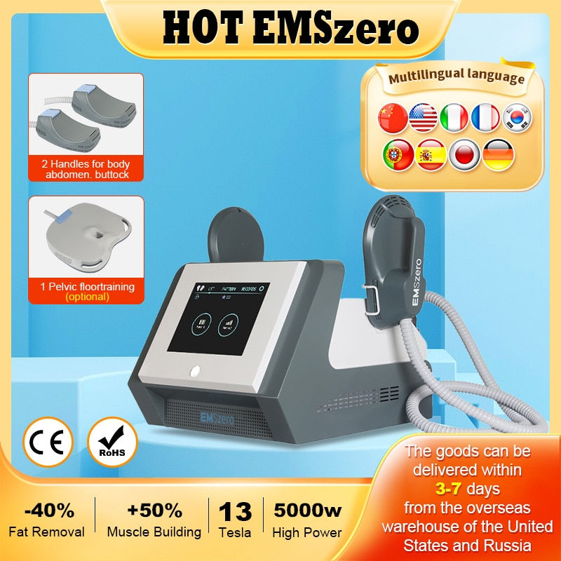 Thumbnail: 2023 Portable EMSZERO 4 Handle NEO5000w13 Tesla Muscle Stimulation