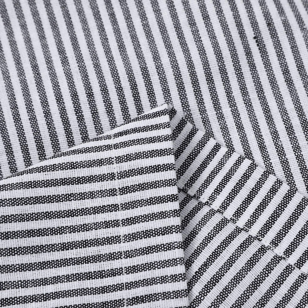 Miniatura: Summer Outfits For Women 2023 Stripe Cotton Linen Shirt Lapel Dress Long Sleeve
