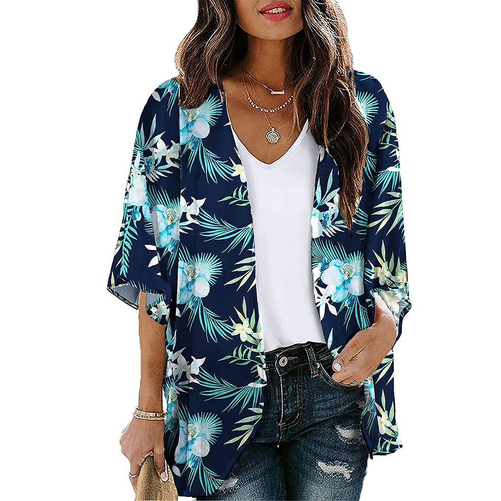 Thumbnail: 2023 Bohemian Printed Women Summer Beach Wear Bikini Wrap Dress Pareo Tunic Swi