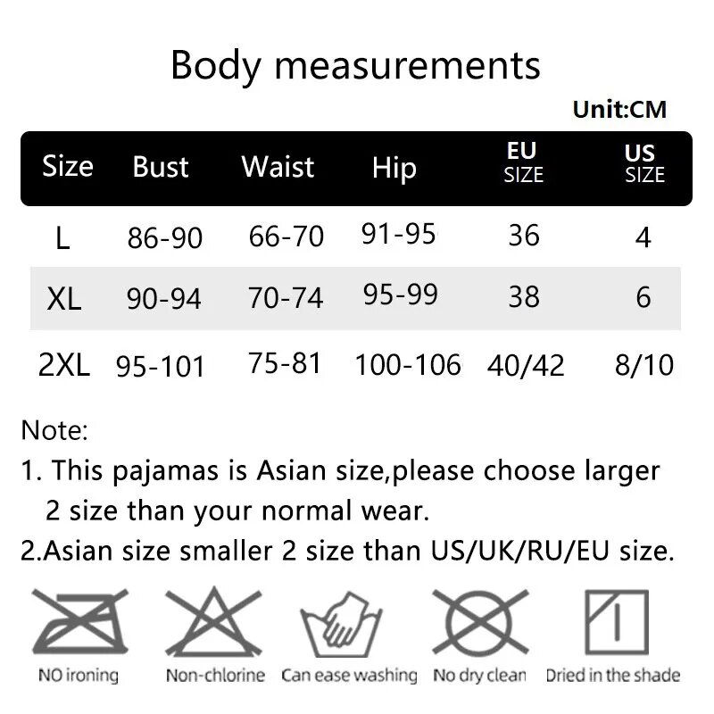 Thumbnail: Women Pajamas Sleepwear Nightclothes Black Champagne L XL Long Sleeved Shirt An