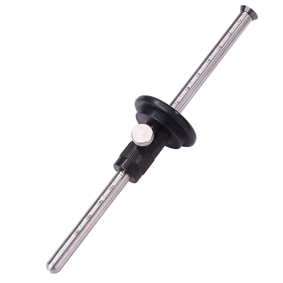 Thumbnail: Wood Drawing Tool With 1 mm Scale 160mm Double Filling Depth Wood Marking Gauge
