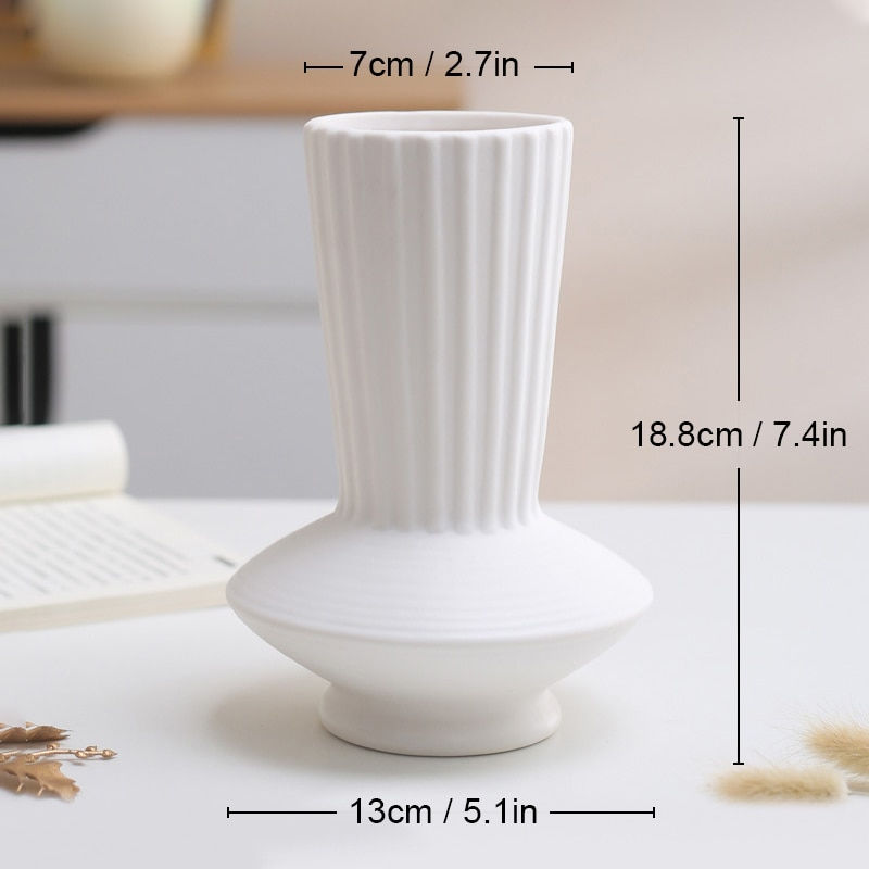 Miniatura: Ceramic Vase Decorative Vase Modern Bohemian Vase Nordic Home Decoration Center