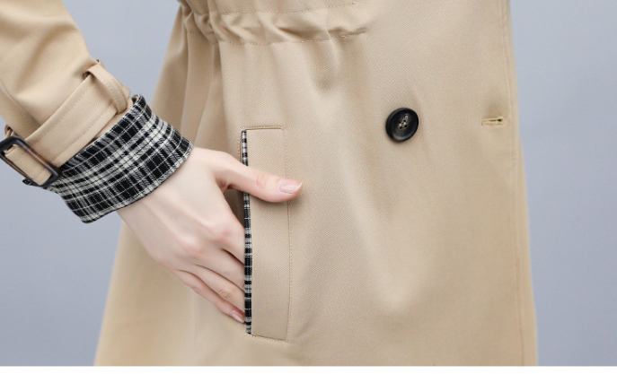 縮圖：Trench Coat Mid-length Women's Casual