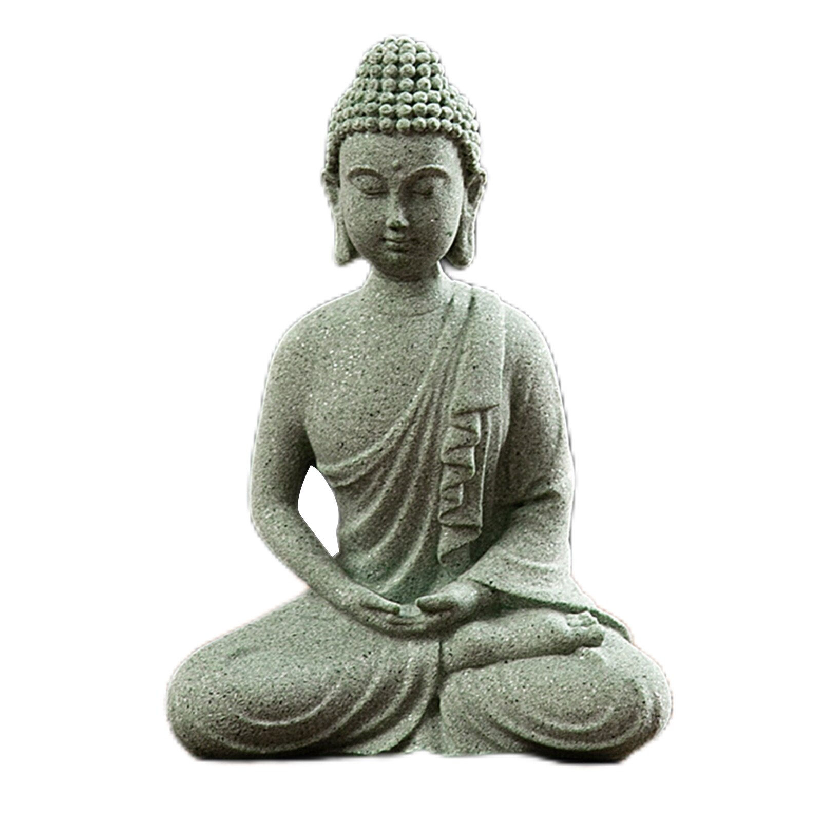 Mini Buddhist Monks Tibetan Buddhism Figurines Buddha Resin Statue Garden Car O