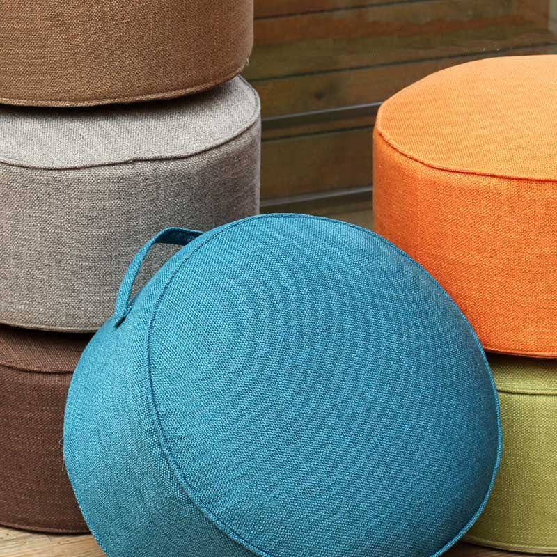 Round Square Tatami Mat Meditation Yoga Mat Chair Stool Space Saving Furniture