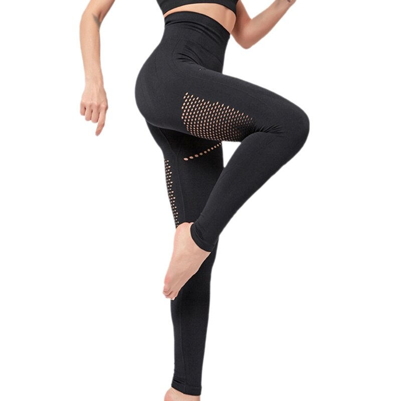 Miniatura: Breathable Quick-drying Fitness Sports Leggings Pants Jeans High Waist