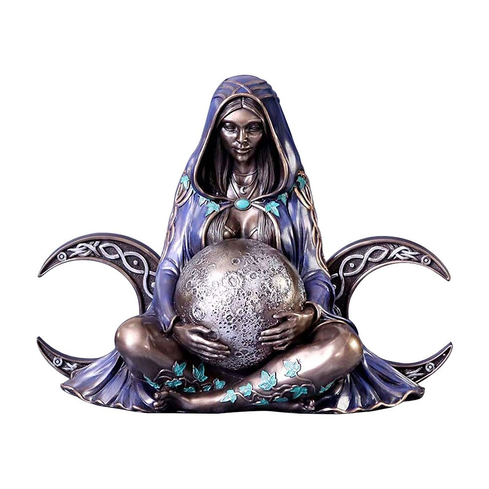 Thumbnail: The New Mother Earth Art Statue Millennial Gaia Statue Figurine Nemesis desk