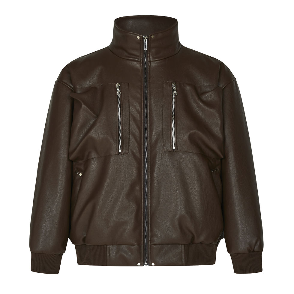 Thumbnail: Women's American-style Vintage Leather Coat