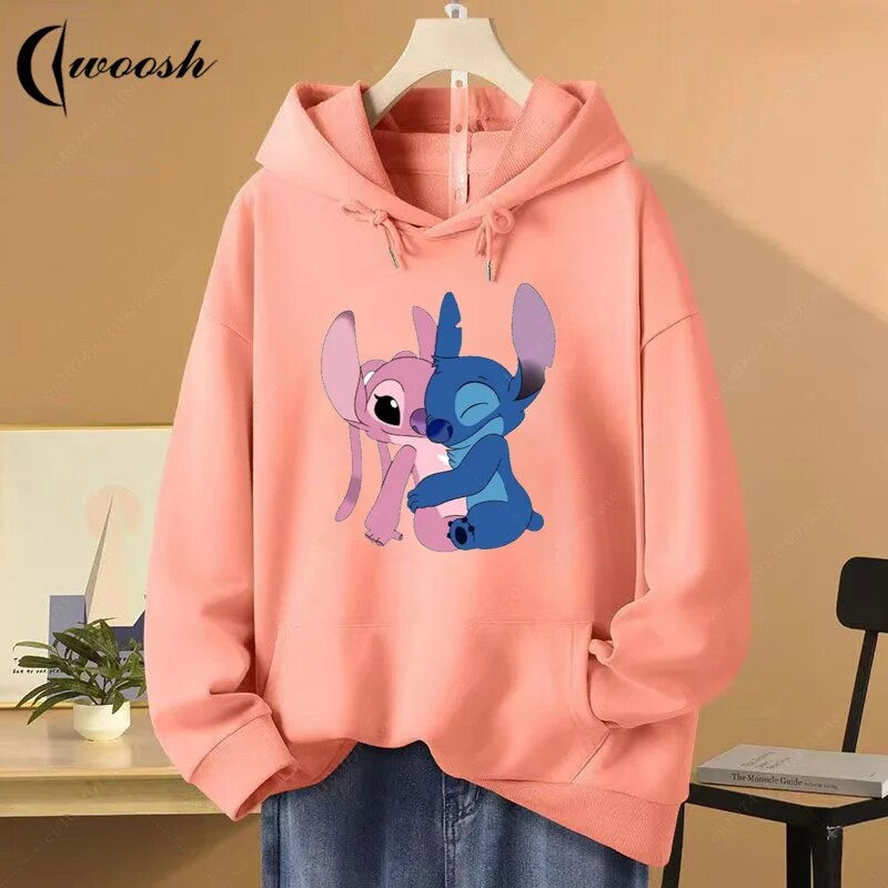 Миниатюра: Plus Size Womens Hoodies Kawaii Cute Fashion Sweatshirt Autumn High Quality Cot