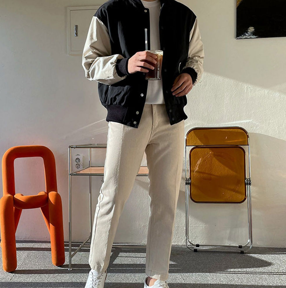 Miniatura: Baseball Jacket Loose And Versatile