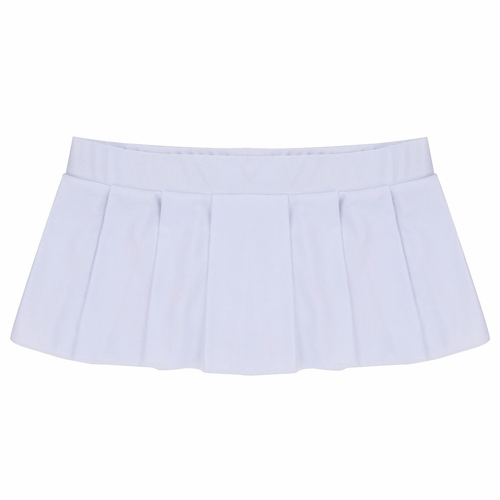 Thumbnail: Women Schoolgirl Mini Skirt Low Rise Comfortable Pleated Party Nightwear Clubwe