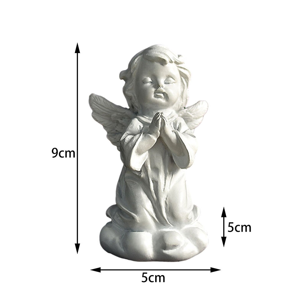 ภาพขนาดย่อ: Angels Statues European Resin Cute Cupid Angel Decoration Figurine Outdoor