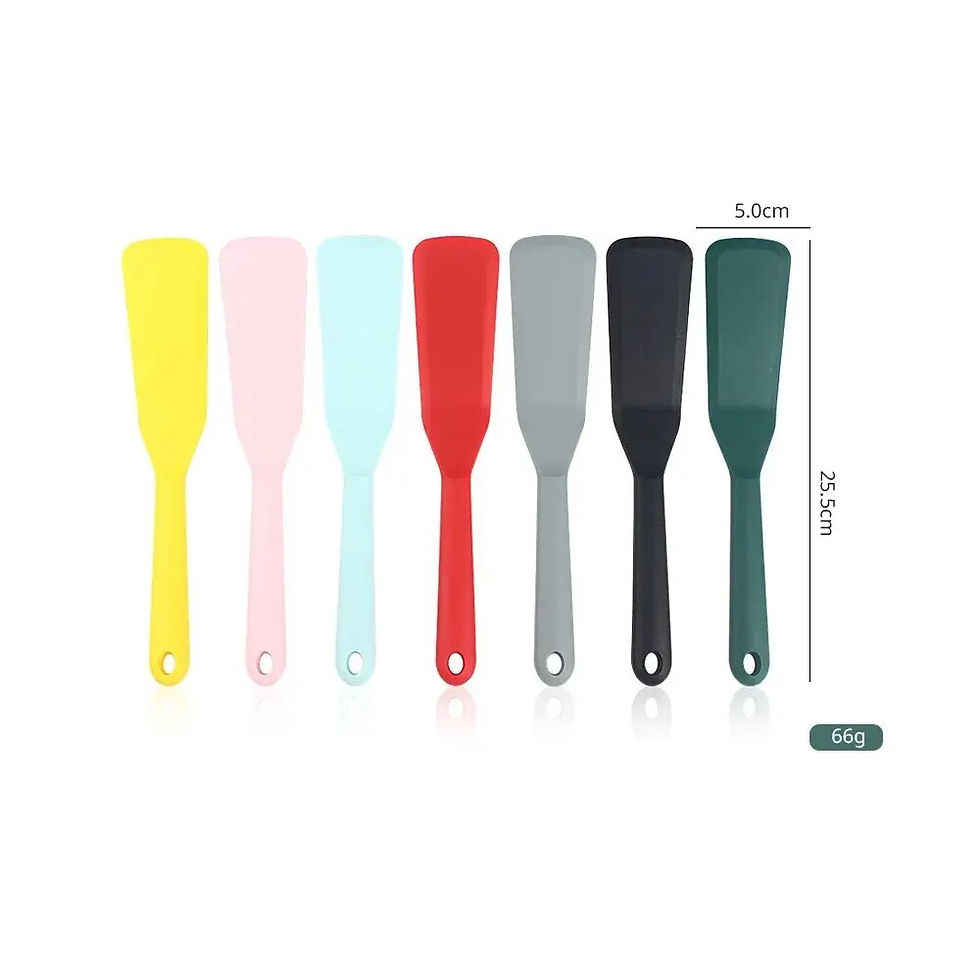 Thumbnail: 7 Color Silicone Frying Shovel Non-stick Surface Kitchen Pancake Fried Egg Tran