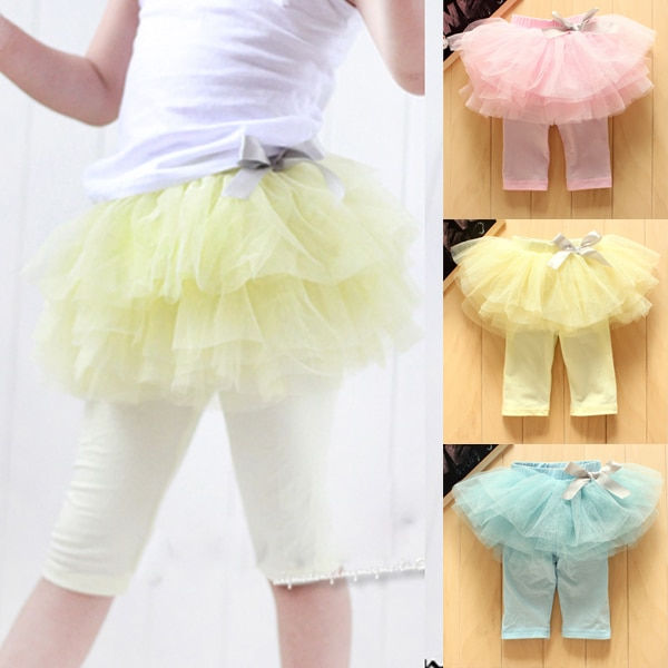 Thumbnail: Baby Clothes Solid Color Soft Comfortable Cotton Leggings With Mesh Pants