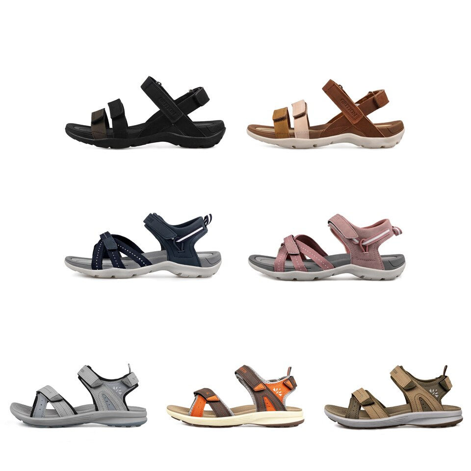 Thumbnail: GRITION Women Summer Sandals Casual Non-Slip Shoes Lightweight High