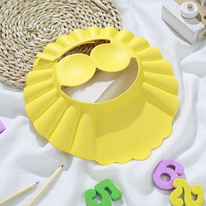 Miniatyrbild: Baby Shower Soft Cap Adjustable Hair Wash Hat for Kids Ear Protection Safe Chil
