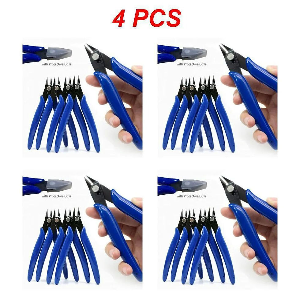 Thumbnail: Diagonal Pliers Electrical Wire Cable Cutters Wishful Clamp DIY Pliers Side Sni