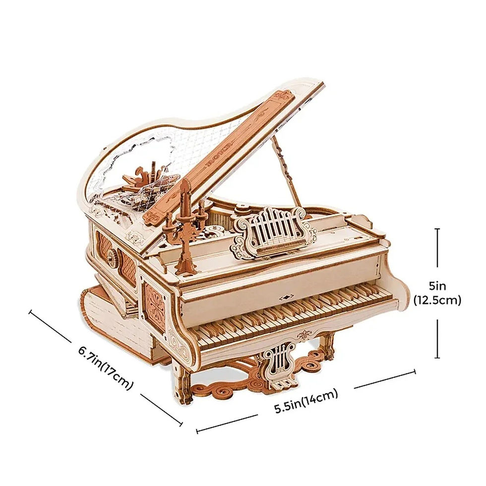 Thumbnail: Robotime ROKR Mechanical Music Box 3D Wooden Puzzle for Kids Christmas Gifts