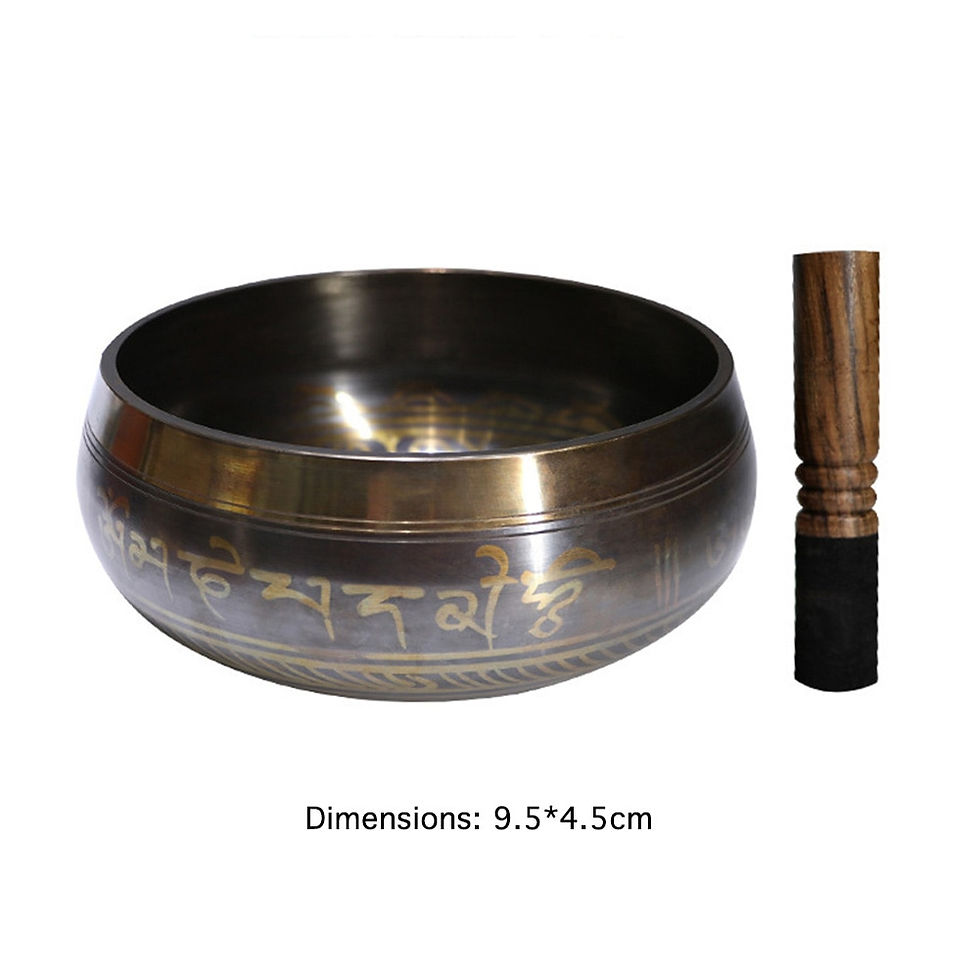 Miniatura: Tibetan Chime Singing Bowl Striker Handmade Buddha Yoga Meditation Sound Yoga M