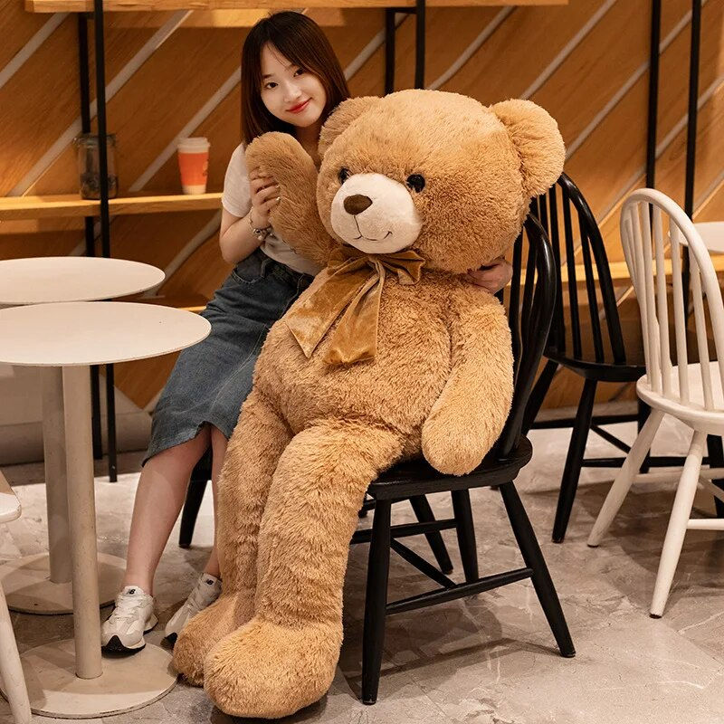 Sīktēls: 1pc High Quality Giant American Bear Plush Doll Soft Stuffed Animal Teddy Bear