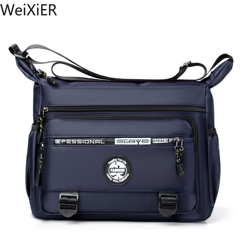 Thumbnail: Large Capacity Men's Casual Fashion Single Shoulder Crossbody Luxury Messenger