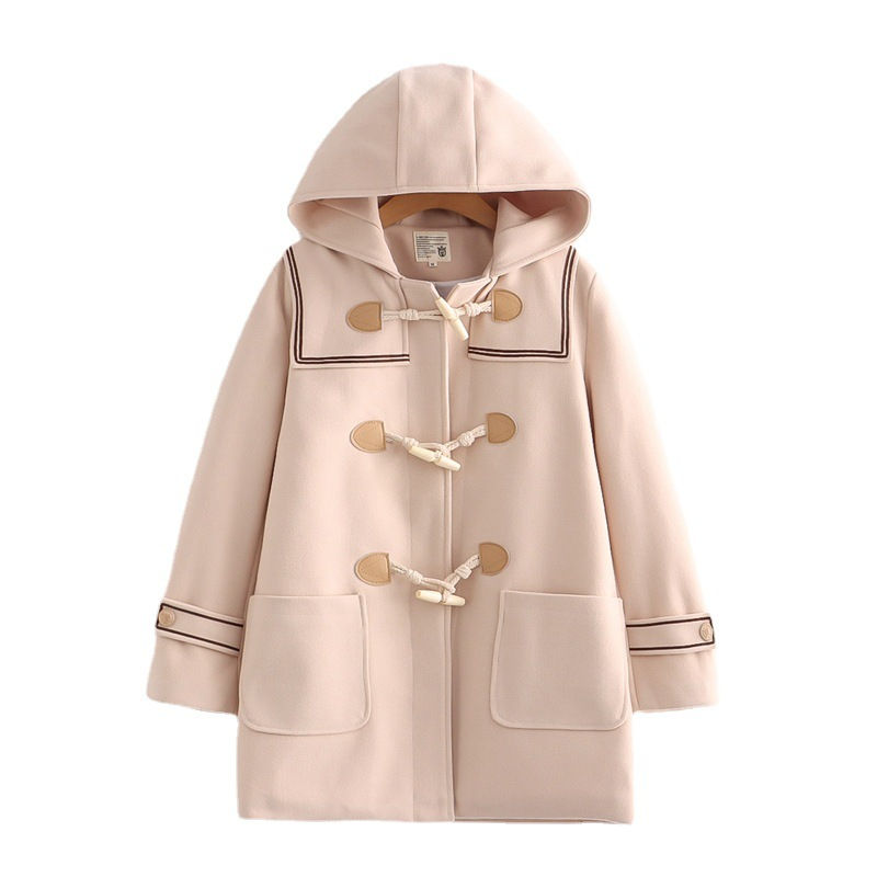 Thumbnail: Loose Fitting Jacket With Cute Hood