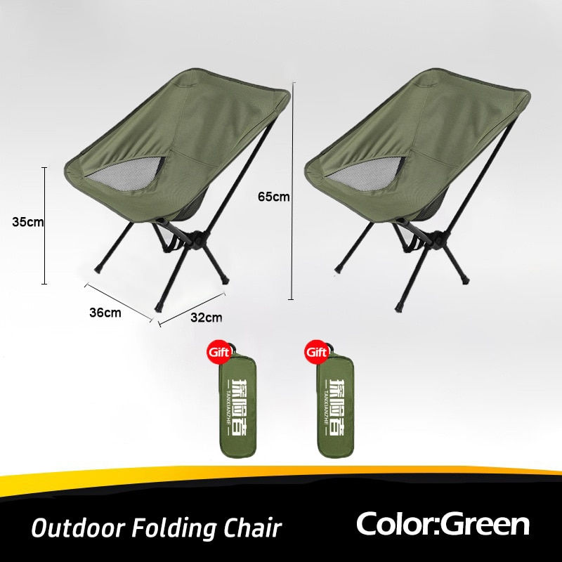 Thumbnail: TANXIANZHE Outdoor Portable Camping Chair Oxford Cloth Folding Lengthen Seat fo