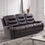 Thumbnail: Sandia Leather Power Reclining Sofa with Power Headrests
