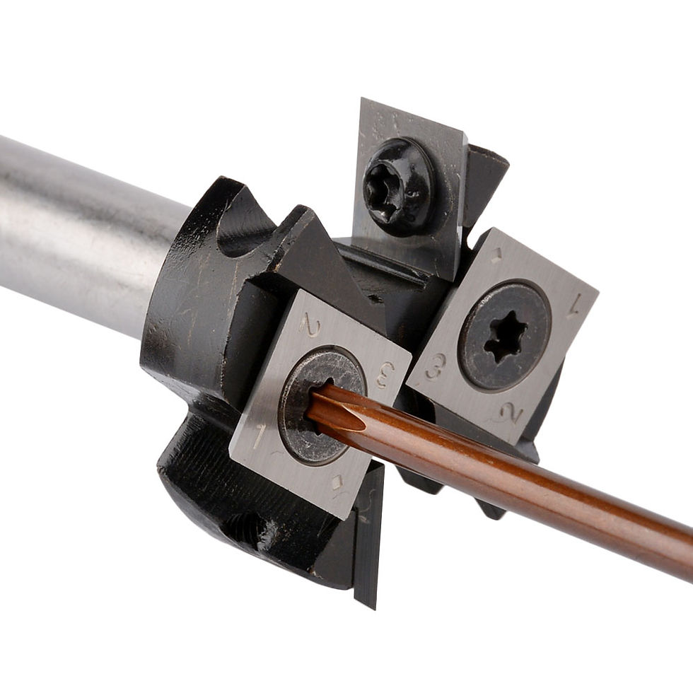 Thumbnail: 2-Flute Wood Planer Bit 38.1mm Cutting Diameter 6 8 12 mm Shank Spoilboard Surf