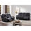 Thumbnail: Sandia Leather Power Reclining Sofa with Power Headrests