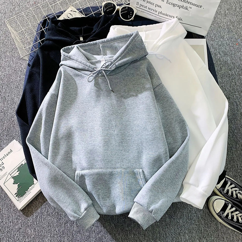 Миниатюра: 2023 Autumn Winter Thick Warm Hooded Hoodies Loose Solid Color Female Sweatshir