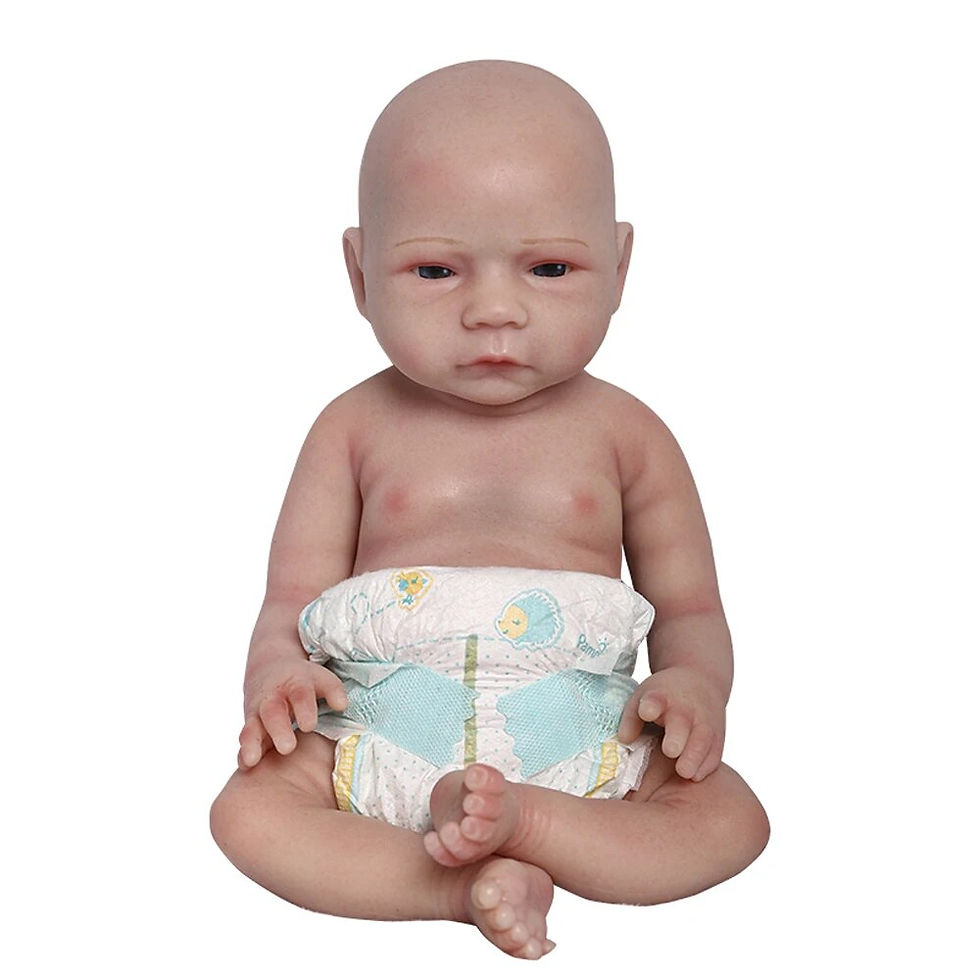 Miniatura: COSDOLL 18.5inch 3.1kg Full Body Silicone Bebe Reborn Doll Soft Dolls Realistic