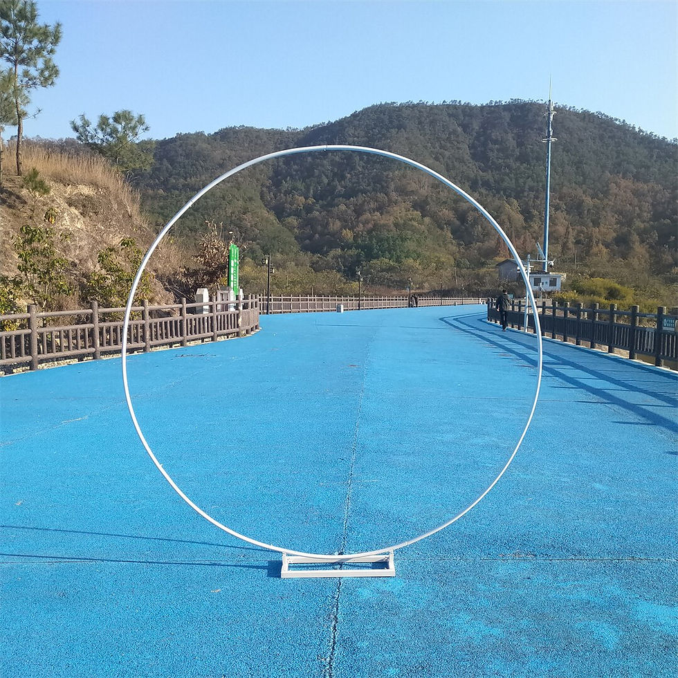 Thumbnail: Metal Balloon Arch Support Kit Outdoor Wedding Iron Circle Backdrop Decoration