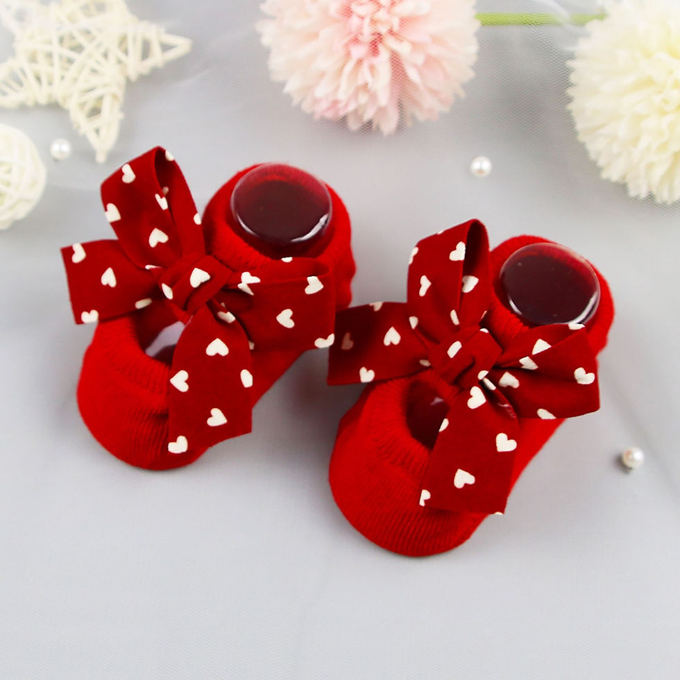 Thumbnail: 1/2/3/4 Pcs Children Kids Socks Mid-Calf Length Soft Cotton Socks Toddler