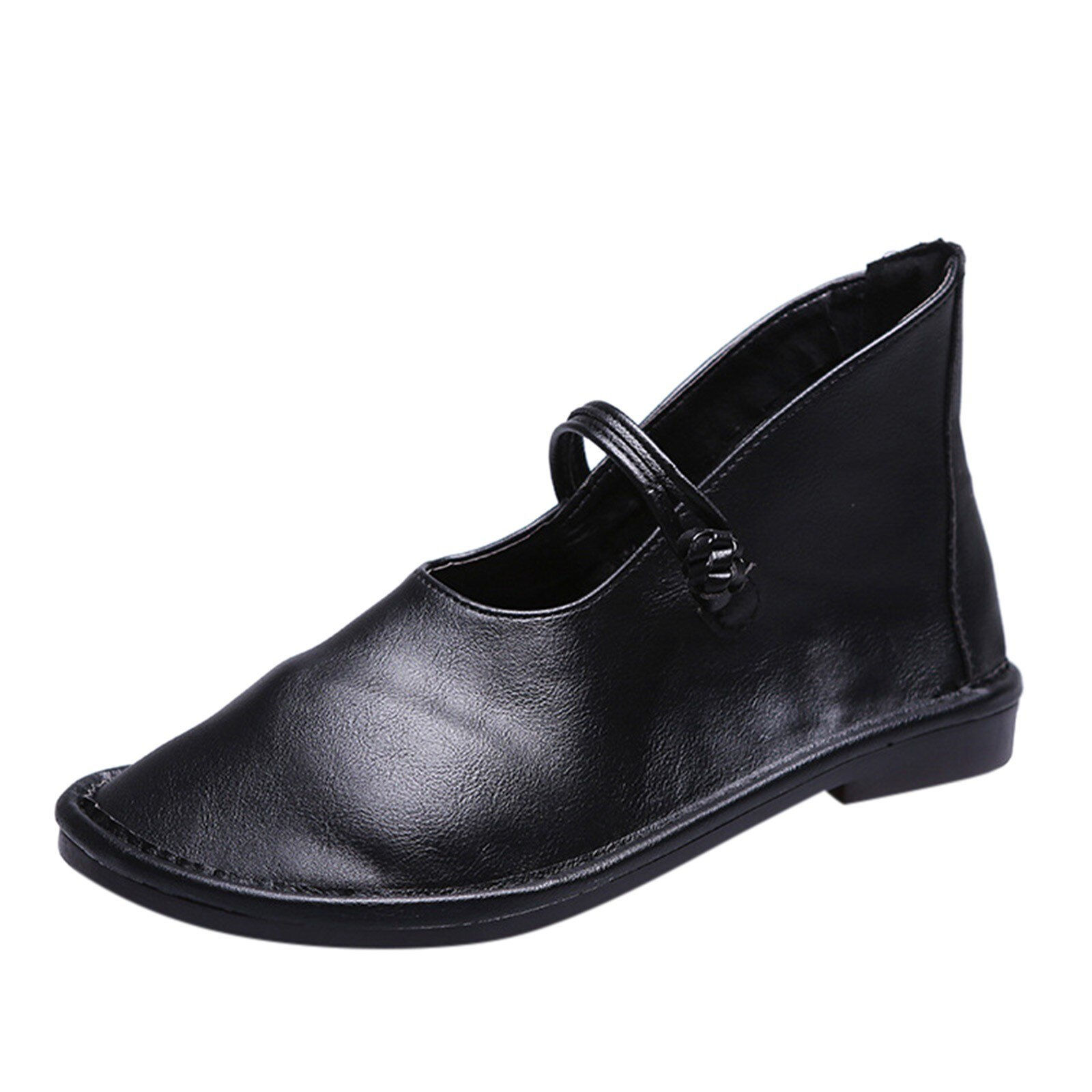 2022 Square Toe Women Flat Loafers Simple Style Women's Casual Loafer Shoes for