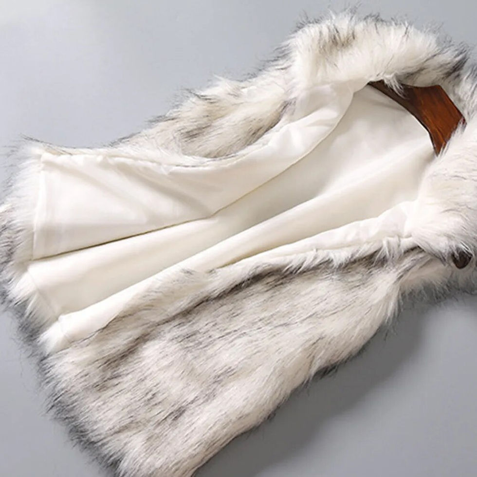 Thumbnail: Plus Size Women'S Wool Vest Faux  Vest Stand Collar Faux  Vest Jacket New Fashi