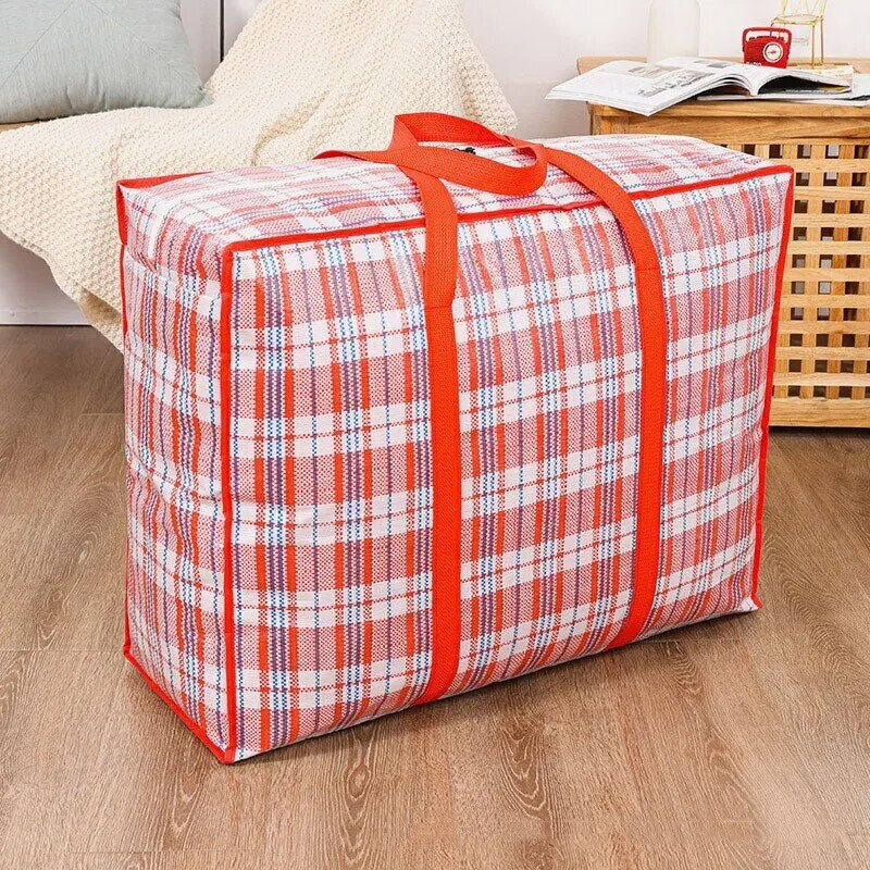 Thumbnail: Multifunctional Woven Bag Thickened Luggage Packing Bag Super Large Capacity Wa