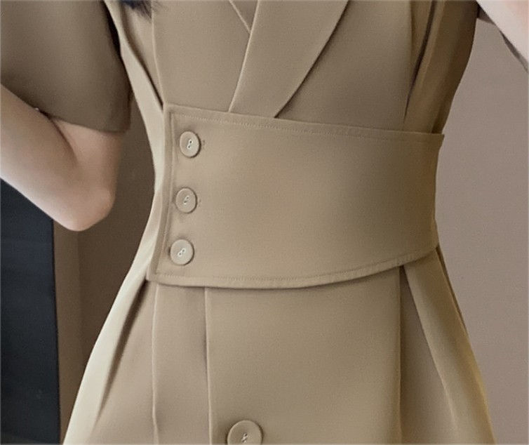 Thumbnail: Short Sleeve Women's Summer Fashion Slimming Dress