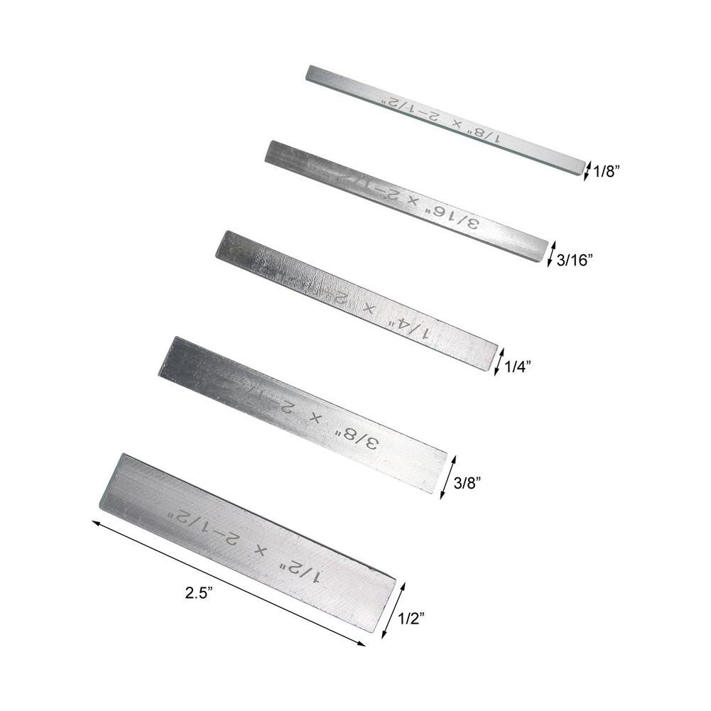 5 PCS Gauge Block Set Setup Bars Woodworking Accessories For Woodworkers