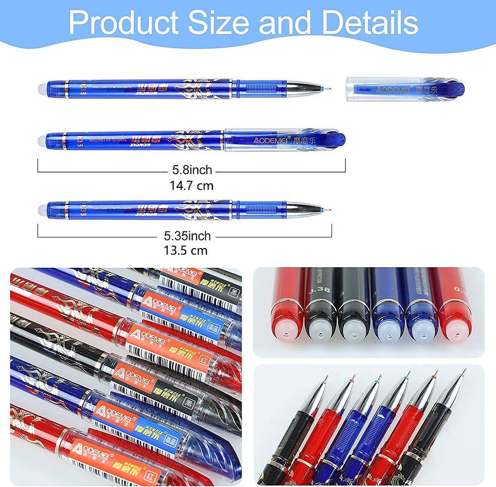 Imej kecil: 26 Pcs/Set Kawaii Erasable Pens 0.35mm Gel Pen Waterproof Gel Ink Stationery Sc