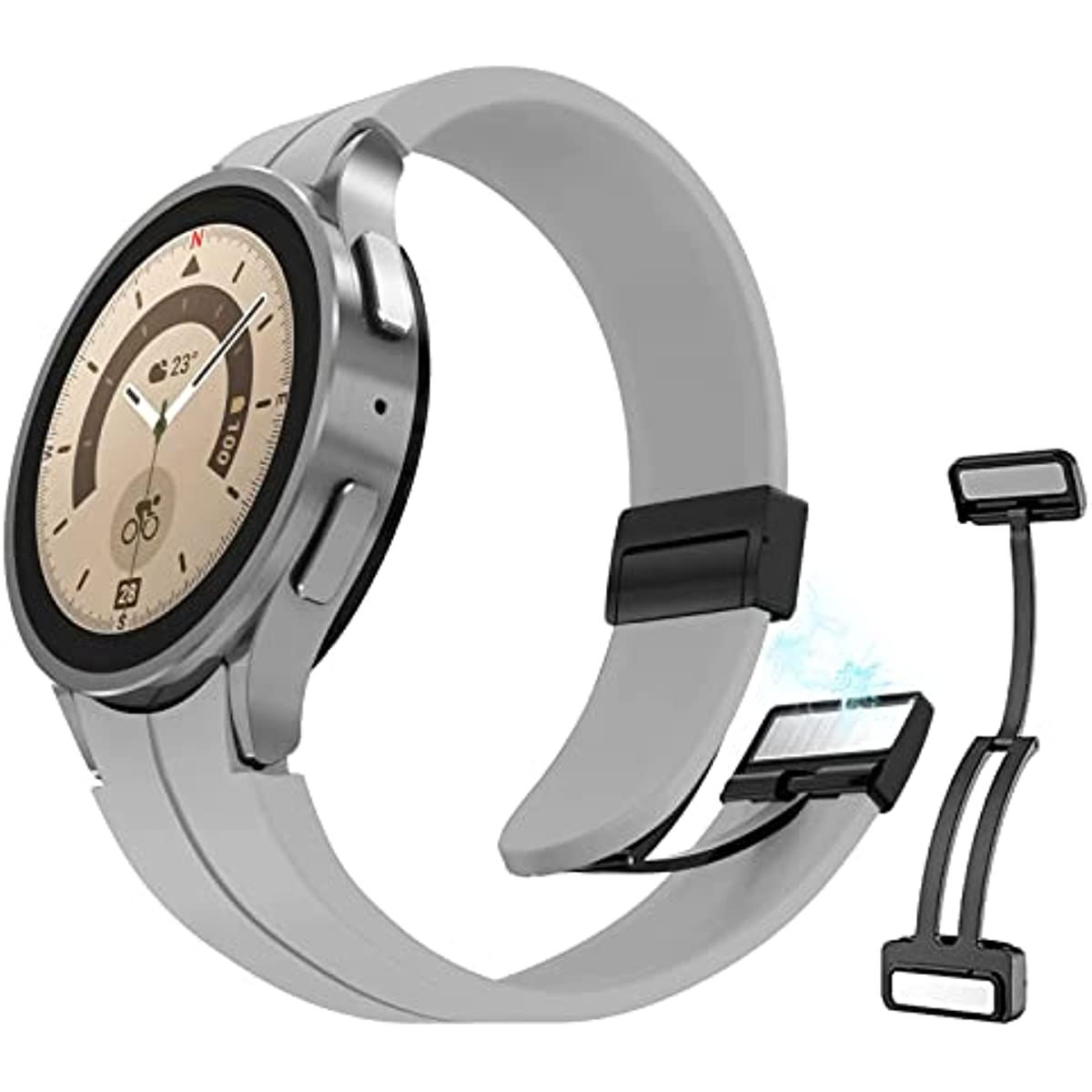 Magnetic Buckle Band for Samsung Galaxy Watch 5 4 Strap 40mm 44mm 5 Pro 45mm Cl