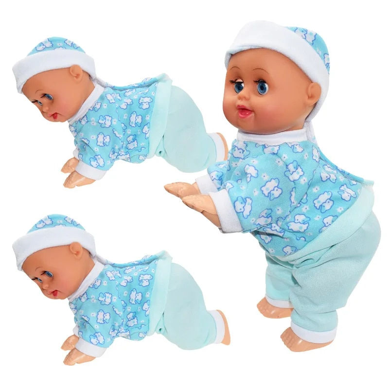 Thumbnail: Electric crawling sound and light twisted buttocks doll cute children's doll